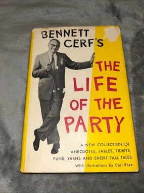 Bennett Cerf's The Life of the Party 1956 Book Club Edition Hardcover
